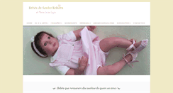 Desktop Screenshot of bebesdesonhoreborn.com